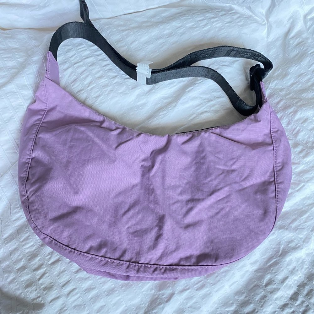 NWT Baggu Medium Crescent Bag - Lavender - Picture 3 of 6